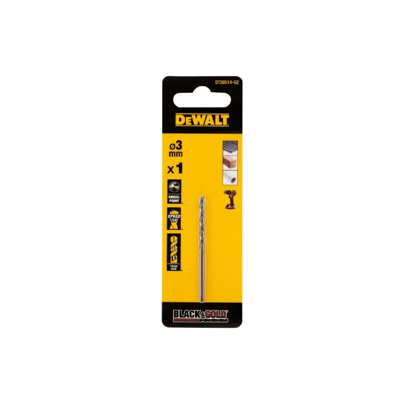 Сверло по металлу DeWALT, Black (DT20514)