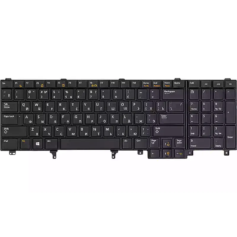 لوحة مفاتيح للكمبيوتر المحمول PowerPlant, Black (KB315048)