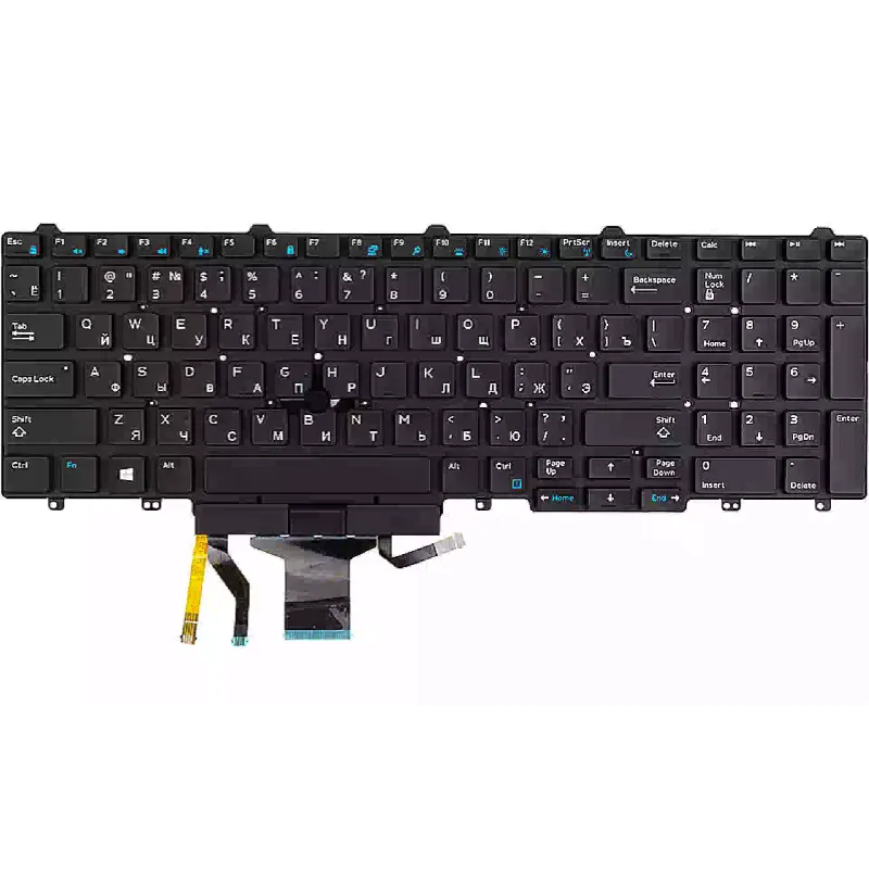 لوحة مفاتيح للكمبيوتر المحمول PowerPlant, Black (KB315192)