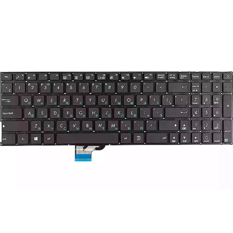 لوحة مفاتيح للكمبيوتر المحمول PowerPlant, Black (KB315307)