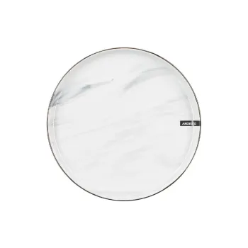 Dessert plate Ardesto Marmo, White (AR2919MRW)