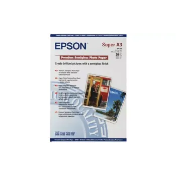 Бумага Epson Premium Simiglossy, А3+, 20 стр (C13S041328)