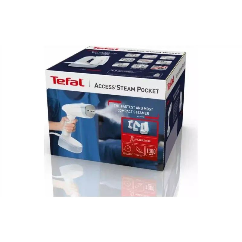 Vaporizador Tefal Steam Pocket, Light Blue (DT3041E1)