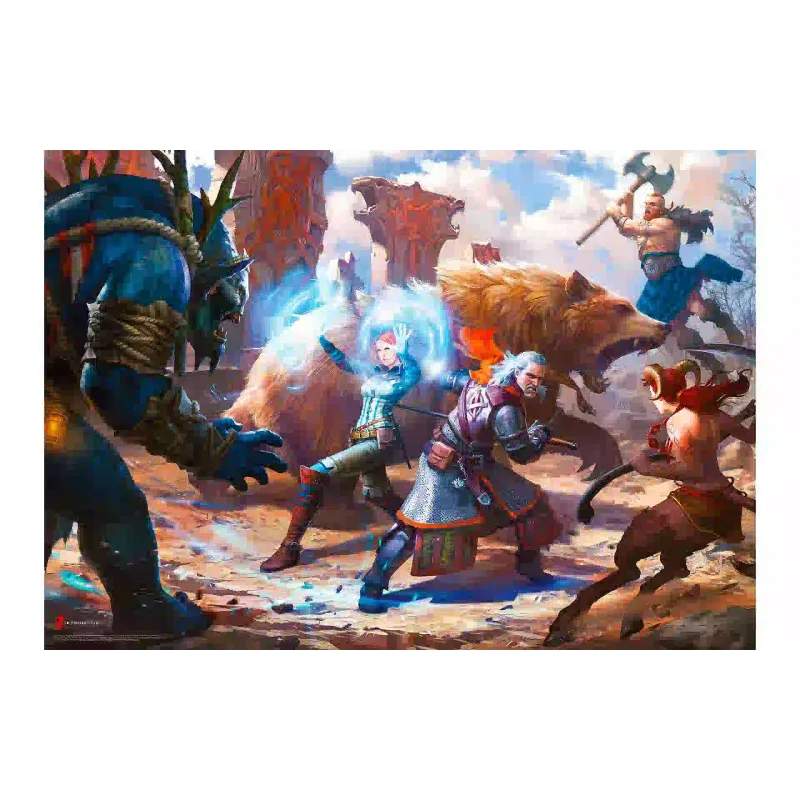 لغز GoodLoot The Witcher Geralt & Triss in Battle (5908305233619)