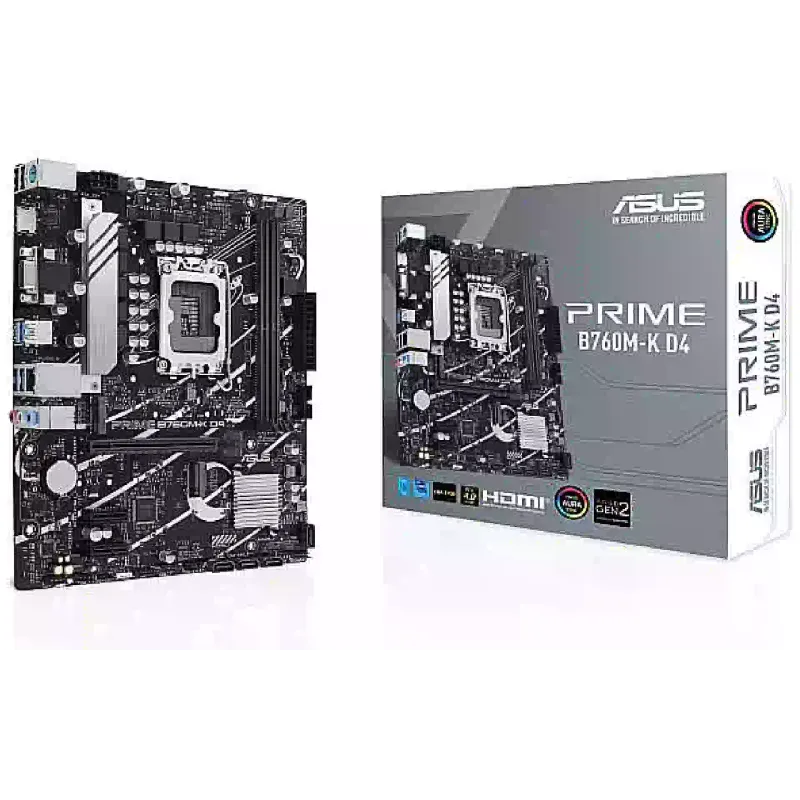 اللوحة الأم Asus Prime B760M-K (90MB1DS0-M1EAY0)