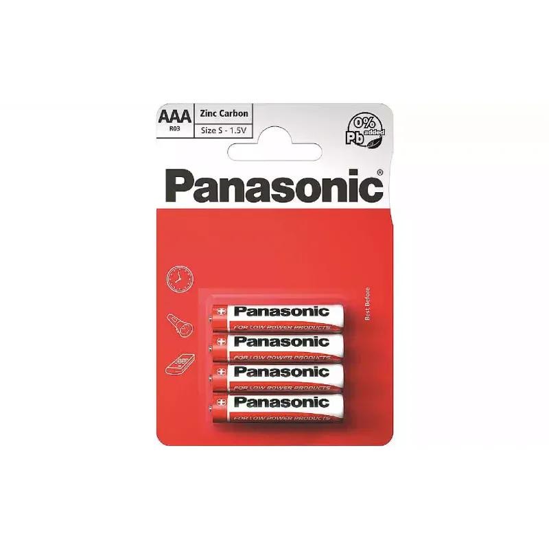 Батерия Panasonic (R03REL/4BP)