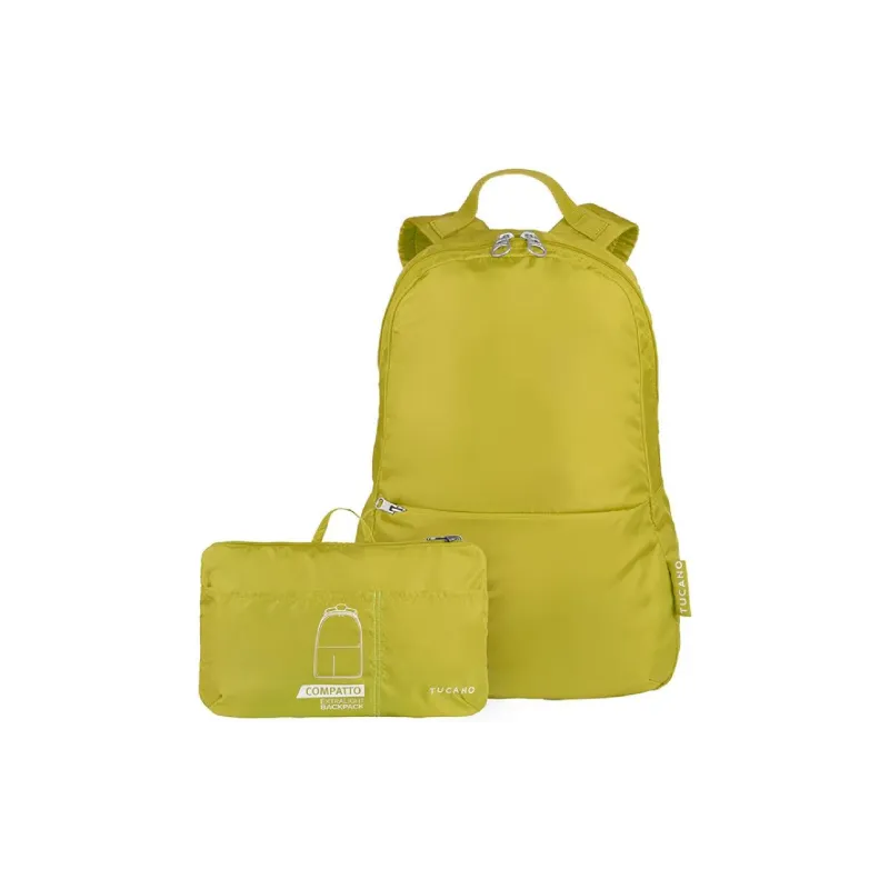 Folding backpack Tucano Compatto Eco, Green (BPCOBK-ECO-VA)