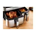 Többfunkciós sütő Tefal Dual Easy Fry & Grill AirFryer, Black (EY905D10)