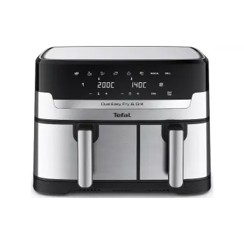 Multi-Backofen Tefal Dual Easy Fry & Grill AirFryer, Black (EY905D10)