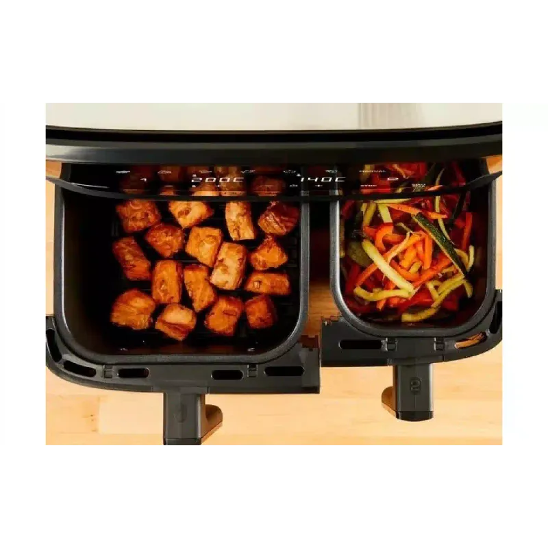 Multi-Backofen Tefal Dual Easy Fry & Grill AirFryer, Black (EY905D10)