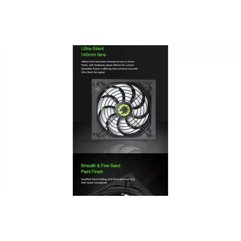 hajtómű Gamemax, Black (GP-550)