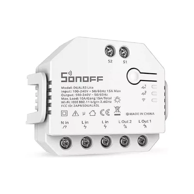 Trocar Sonoff (DUALR3-LITE)