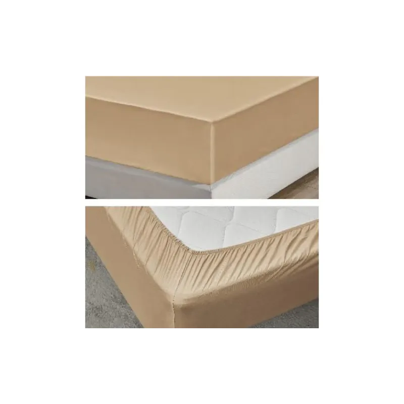 Lençol com elástico Ardesto Mix&Match, Beige (ART1620FSI)