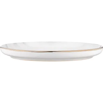 Dessert plate Ardesto Marmo, White (AR2919MRW)