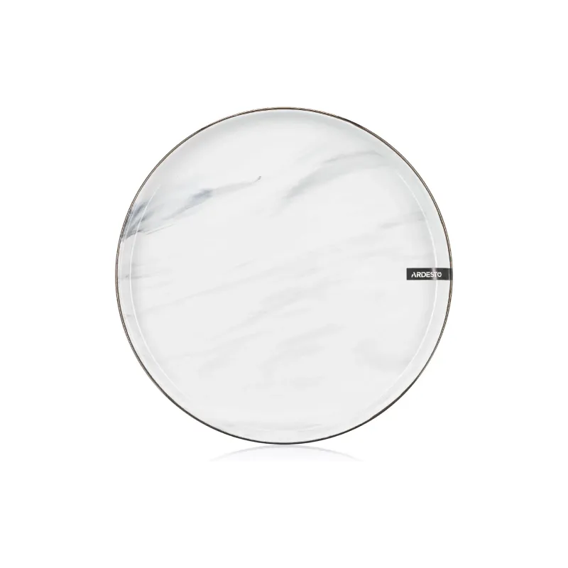 طبق العشاء Ardesto Marmo, White (AR2927MRW)