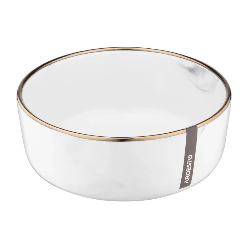 Μπολ σαλάτας Ardesto Marmo, White (AR2916MRW)
