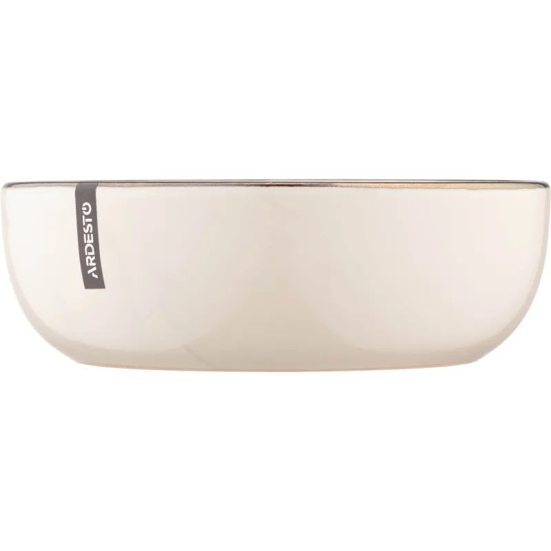 Чиния за супа Ardesto Marmo, Beige (AR2919MRBS)