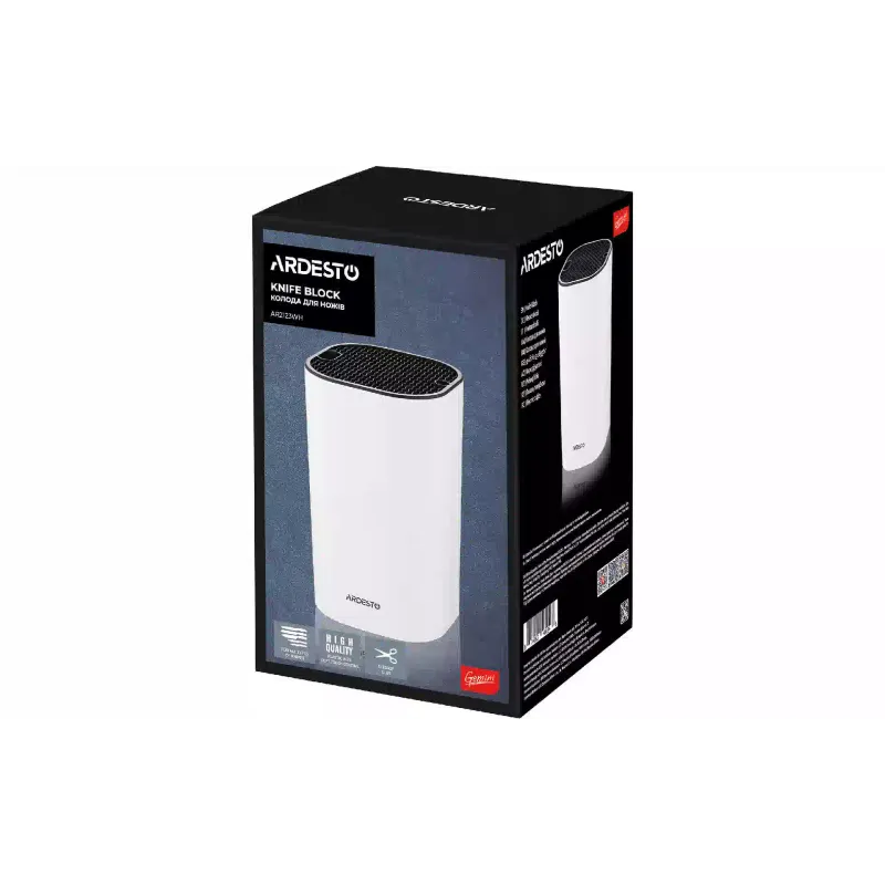 Блок за ножове Ardesto Gemini, White (AR2123WH)