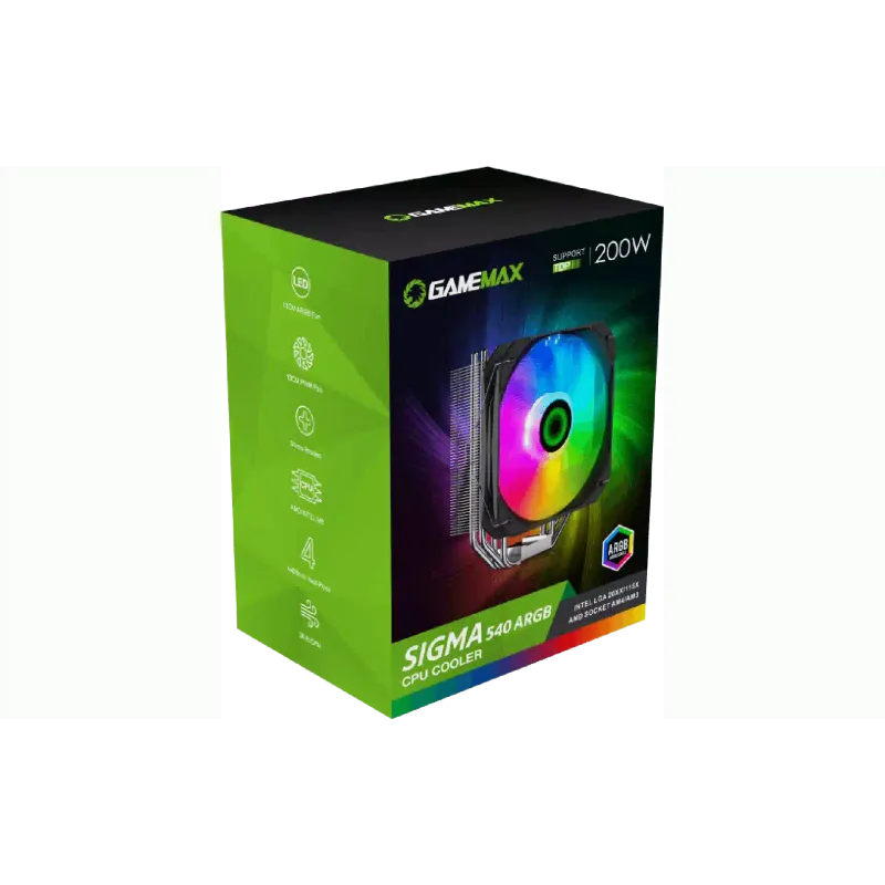 مبرد وحدة المعالجة المركزية Gamemax (Sigma-540-ARGB)