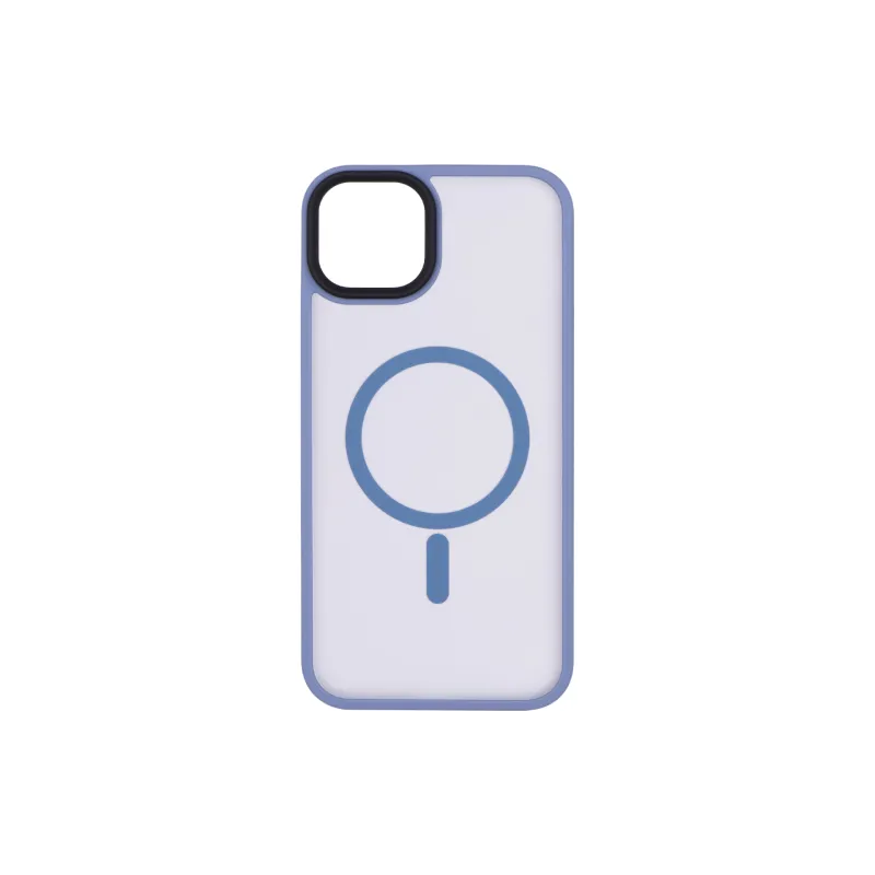 Case 2E Soft Touch MagSafe (2E-IPH-15PRM-OCLS-BL), for Apple iPhone 15 Plus, Light Blue