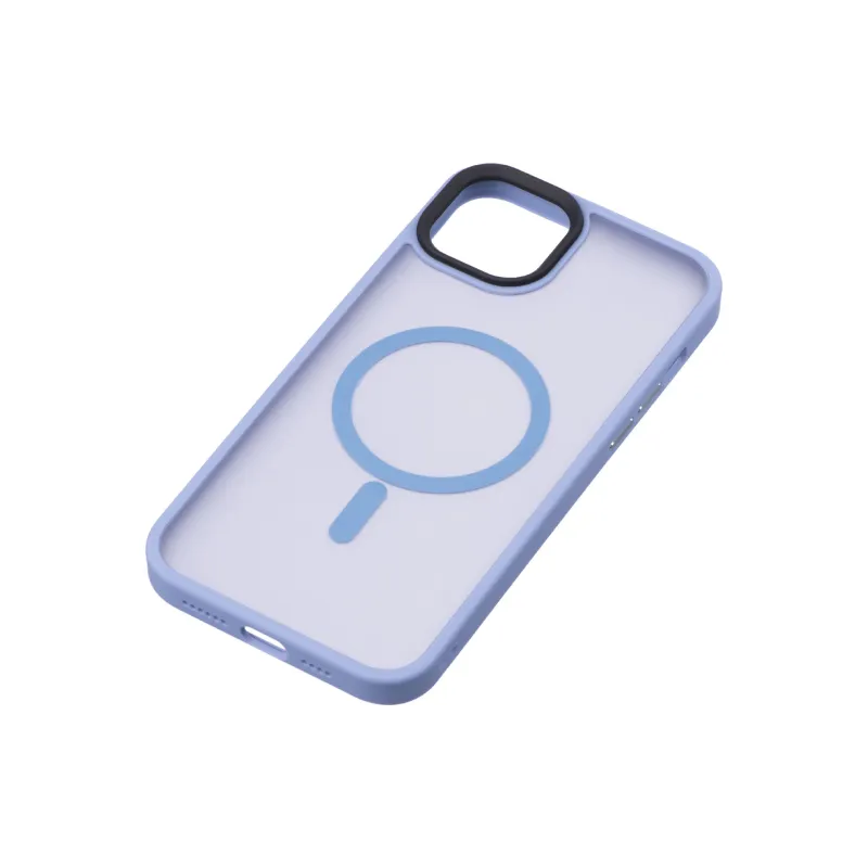 Case 2E Soft Touch MagSafe (2E-IPH-15PRM-OCLS-BL), for Apple iPhone 15 Plus, Light Blue