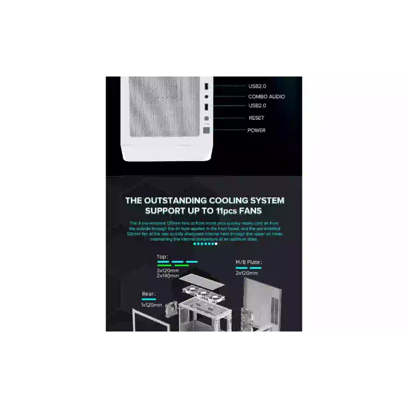 PC Case Gamemax  (Siege-WT)