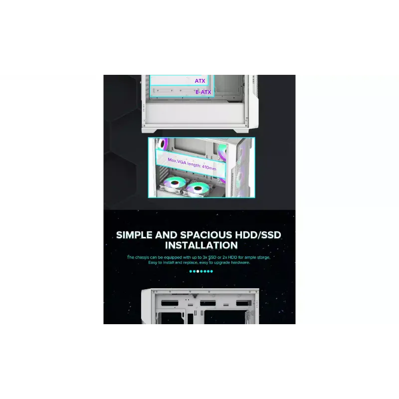 PC Case Gamemax  (Siege-WT)