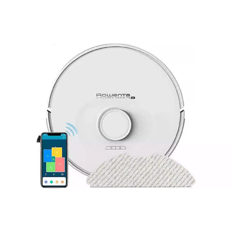 مكنسة كهربائية روبوتية Rowenta, White (RR8577WH)