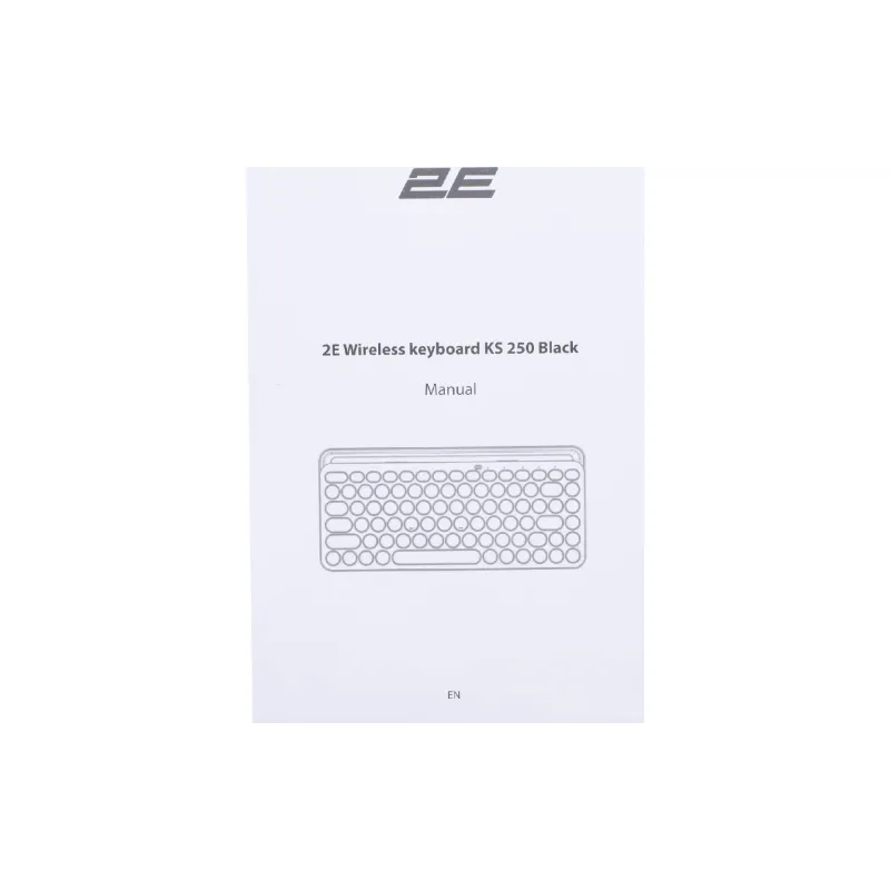 Membrán billentyűzet 2E, Gray (2E-KS250WBK_UA)