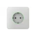 Front panel for socket Ajax, White (000038777) Front panel for socket Ajax, White (000038777)
