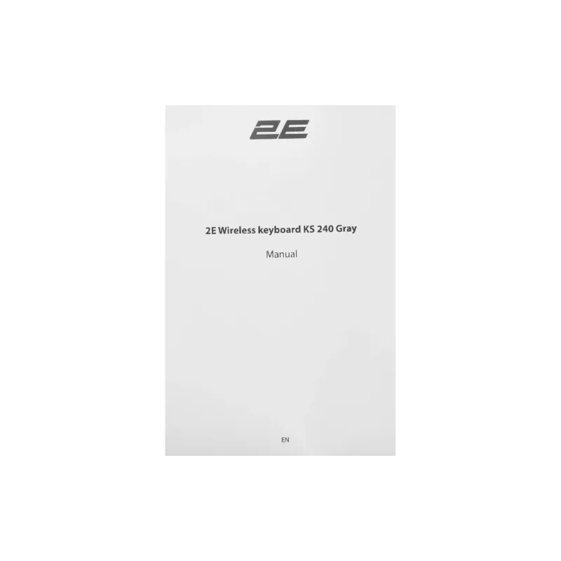 Membrane keyboard 2E  Black (2E-KS240WG_UA)