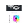 مروحة العلبة Gamemax (KF300R-WH)