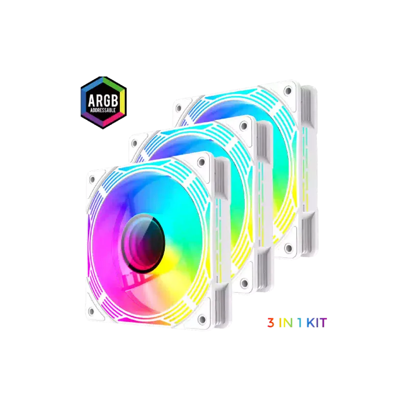 Корпусный вентилятор Gamemax  (KF300-WH)