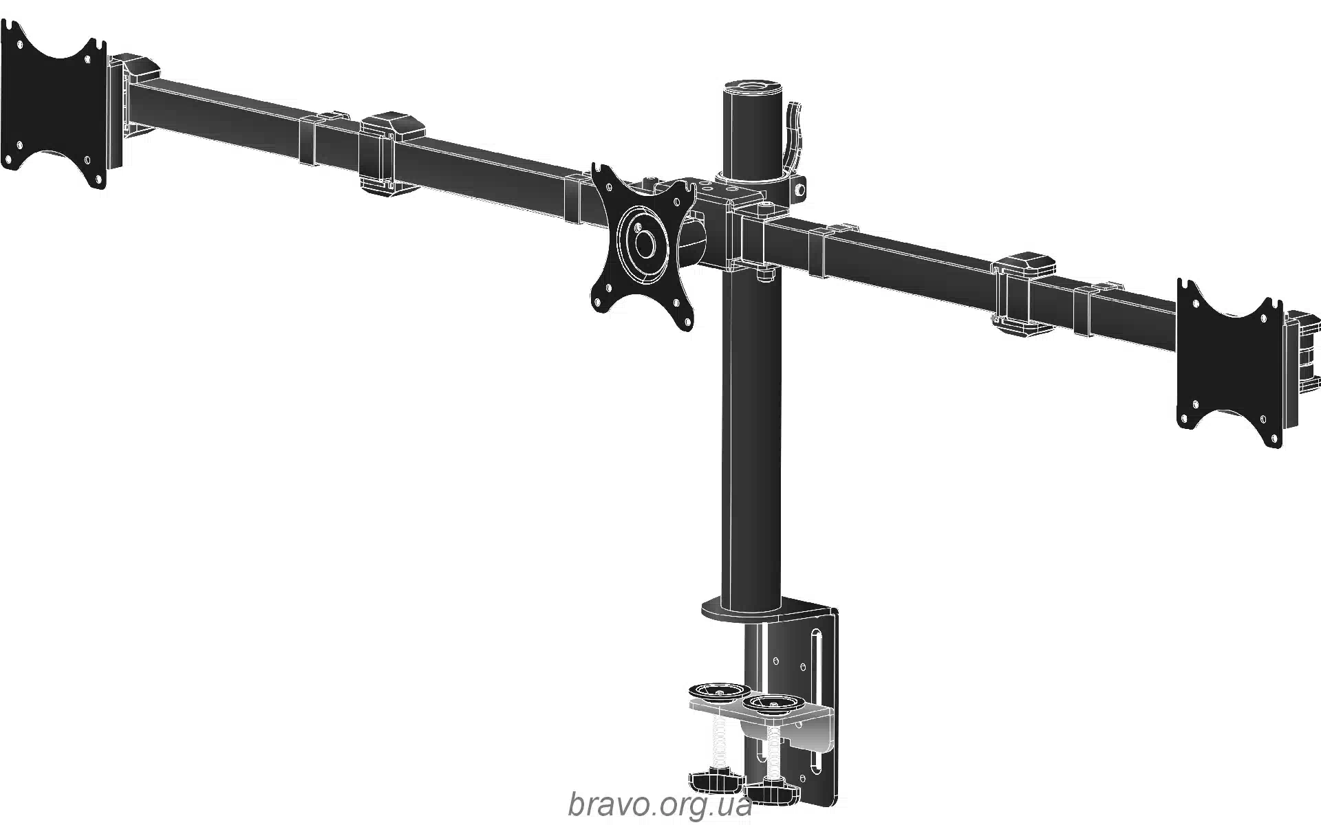 Τριπλή βάση οθόνης Iiyama (DS1003C-B1) Τριπλή βάση οθόνης Iiyama (DS1003C-B1)