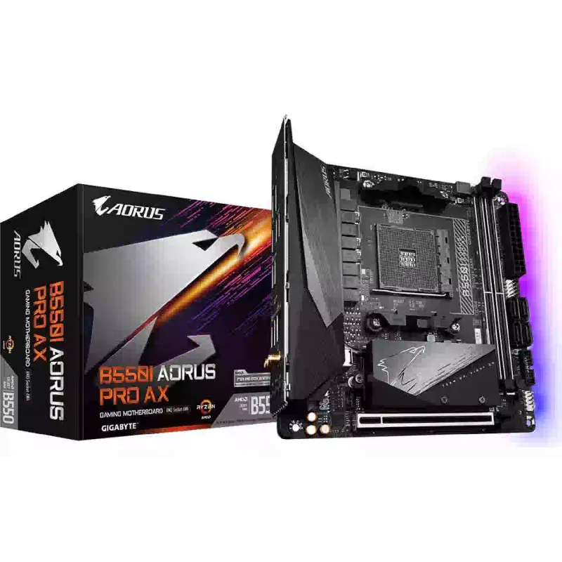 اللوحة الأم Gigabyte Aorus Pro B550 (B550I AORUS PRO AX)