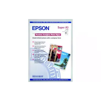 Бумага Epson Premium Simiglossy, А3+, 20 стр (C13S041328)