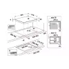 موقد Whirlpool, Black (WLB4060CPNE)