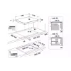 Fogão Whirlpool, Black (WFS5060CPBF)