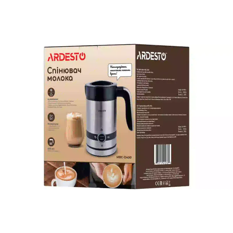 Penilec mleka Ardesto, Black (MBC-D450)