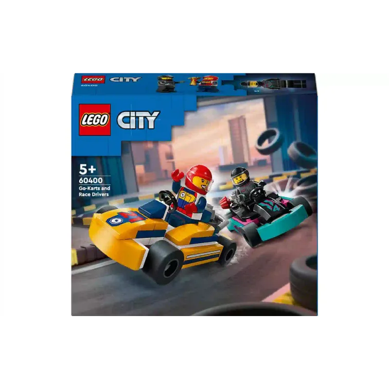 Constructor LEGO City Go-Karts and Race Drivers (60400)
