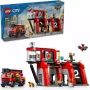 Κατασκευαστής LEGO City Fire Fire Station with Fire Truck (60414)