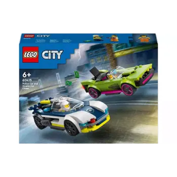 Konstruktőr LEGO City Police Police Car and Muscle Car Chase (60415)