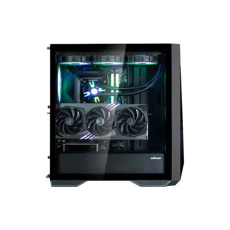 حالة الكمبيوتر Zalman, Black (Z9ICEBERGMSBLACK)