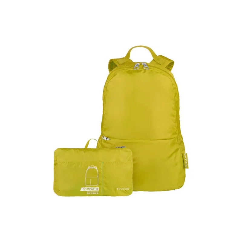 Folding backpack Tucano Compatto Eco, Green (BPCOBK-ECO-VA)