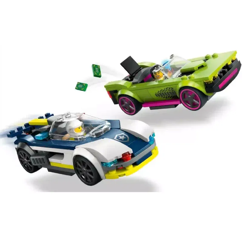 Construtor LEGO City Police Police Car and Muscle Car Chase (60415)