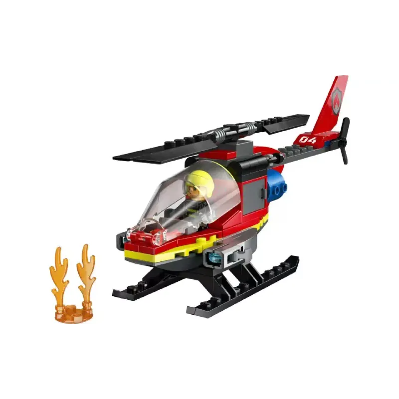 Konstruktor LEGO City Fire Fire Rescue Helicopter (60411)