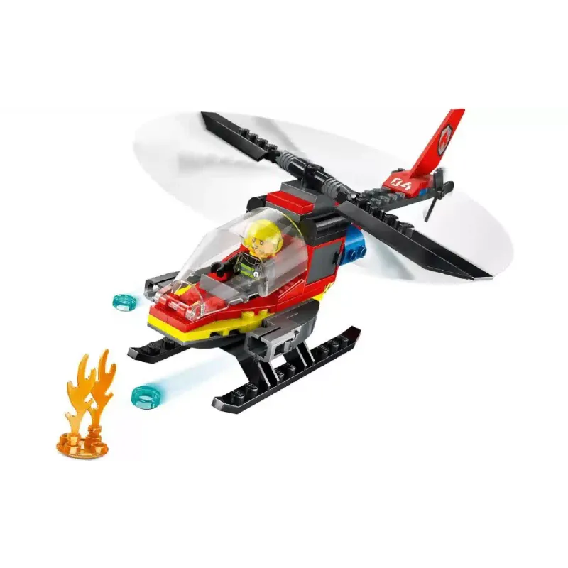 Konstruktor LEGO City Fire Fire Rescue Helicopter (60411)