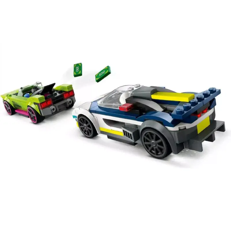 Construtor LEGO City Police Police Car and Muscle Car Chase (60415)