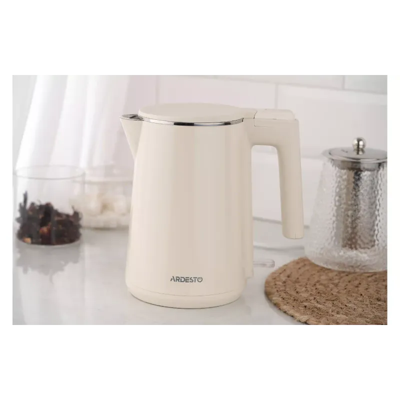 Elektromos vízforraló Ardesto, Beige (EKL-F1BG)