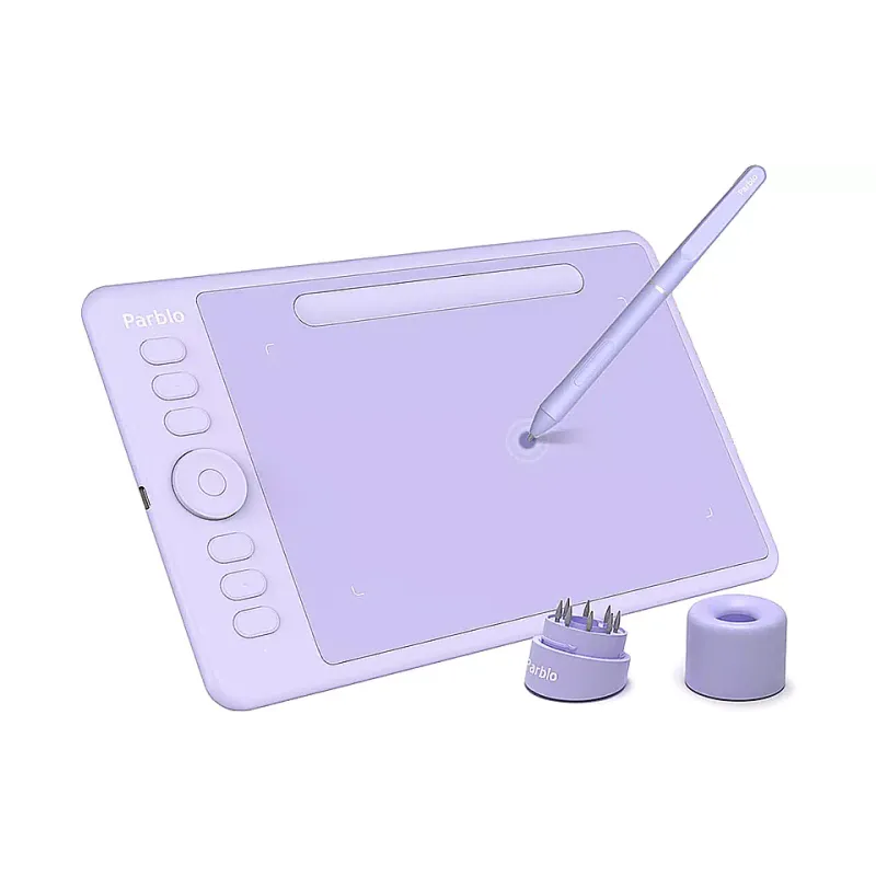 Графичен таблет Parblo Intangbo S, Violet/Red (INTANGBOSP)